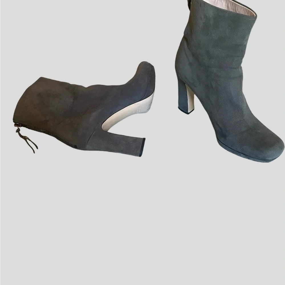 Miu Miu Suede Leather Ankle Boots